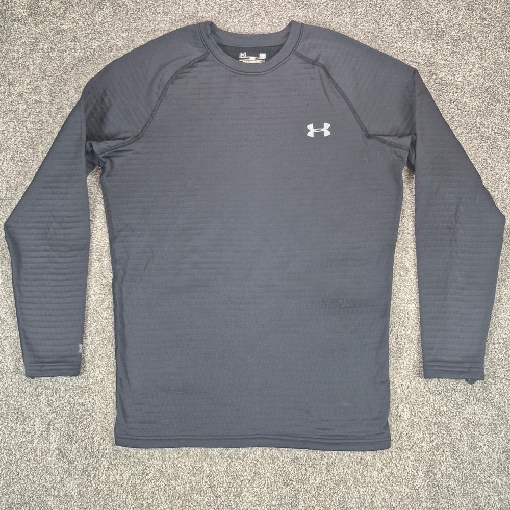 Under Armour ColdGear Base 3.0 Mens Large Black Fitted Long Sleeve Shirt